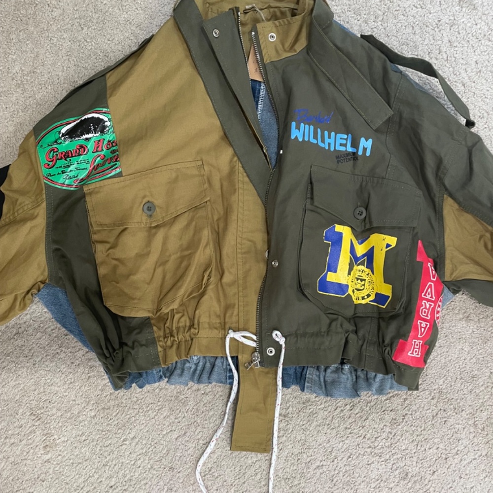 Custom patchwork jacket NWT (one size) - Picture 3 of 4